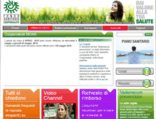 Tablet Screenshot of coopersalute.it